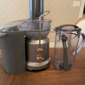 Breville Juicer - Only Used 5 Times (Breville BJE430SIL Juice Fountain Cold)